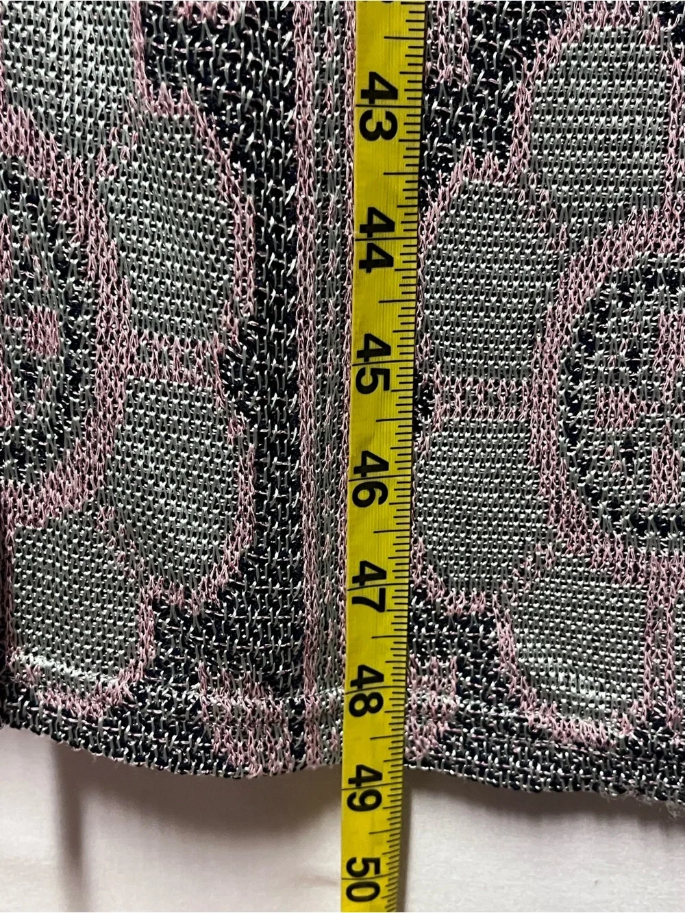 Anna Sui Metallic Floral Knit Maxi Dress M Y2K Mod Sleeveless Polo Made USA